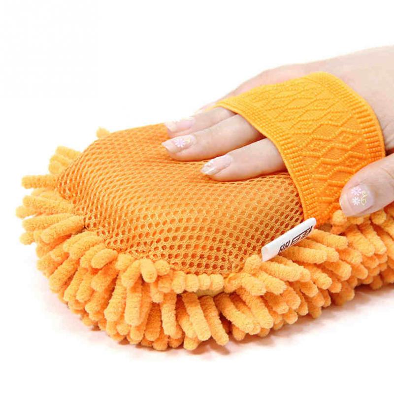 Car Washing Gloves Car Cleaning Sponge Coral Shaped Superfine Fiber ...