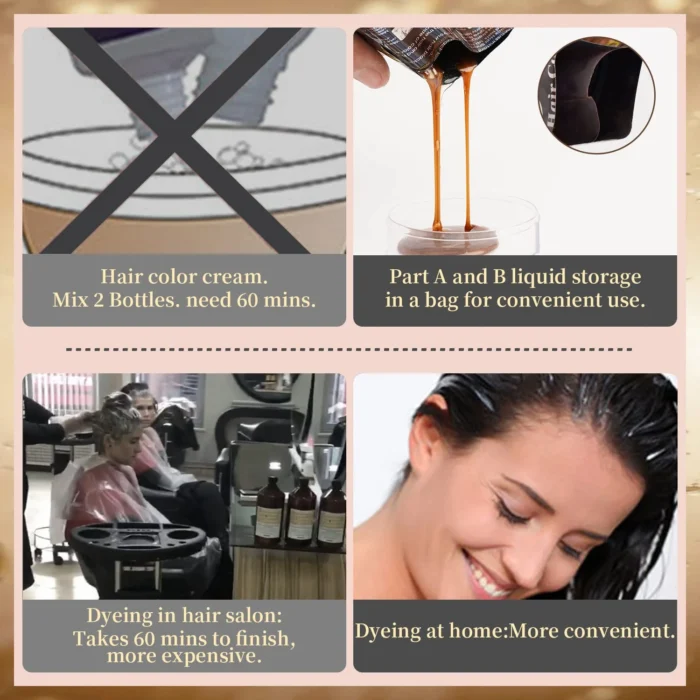 Fast Black Hair Color Shampooo 7