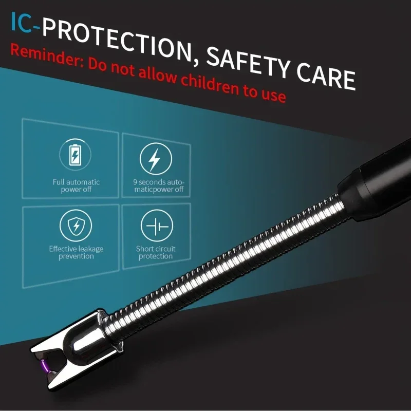1Pc-Extended-Electric-Igniter-Windproof-Usb-Rechargeable-Ignition-Stick-Igniter-Kitchen-Gas-Stove-torch-lighter-candle-4