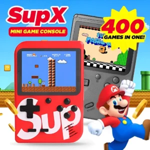 Portable Game Console – 400 Built-in Classic Games, TV Connectable