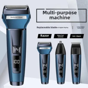 Three-in-One Electric Shaver Multi-functional Barber Razor