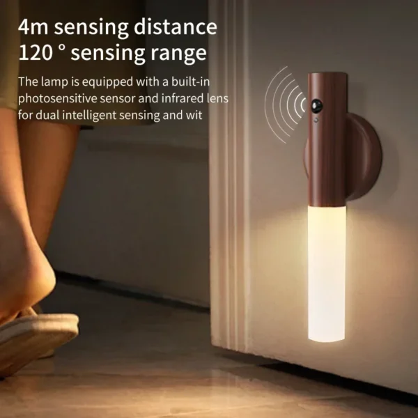 Motion Sensor LED Night Light Rechargeable Wall Light - Excel Store