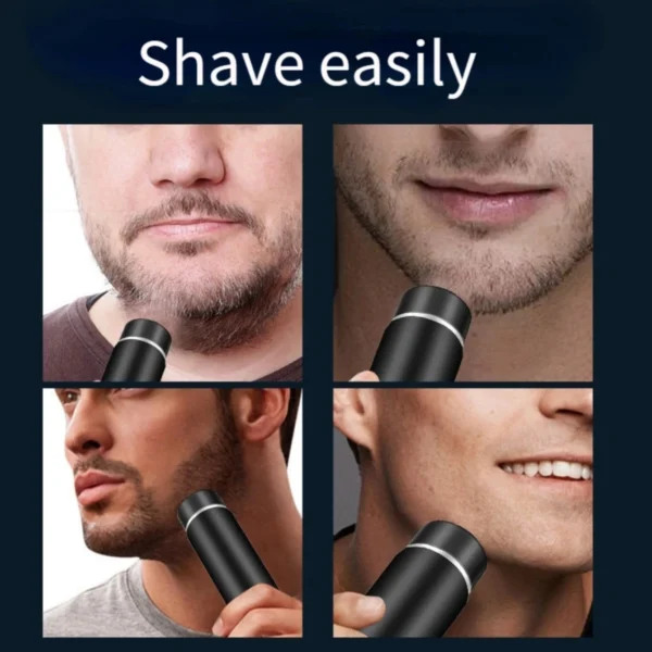 Rounded Head Razor Mini Electric Shaver Portable Trimmer Round Shaver Rotary head - Excel ...