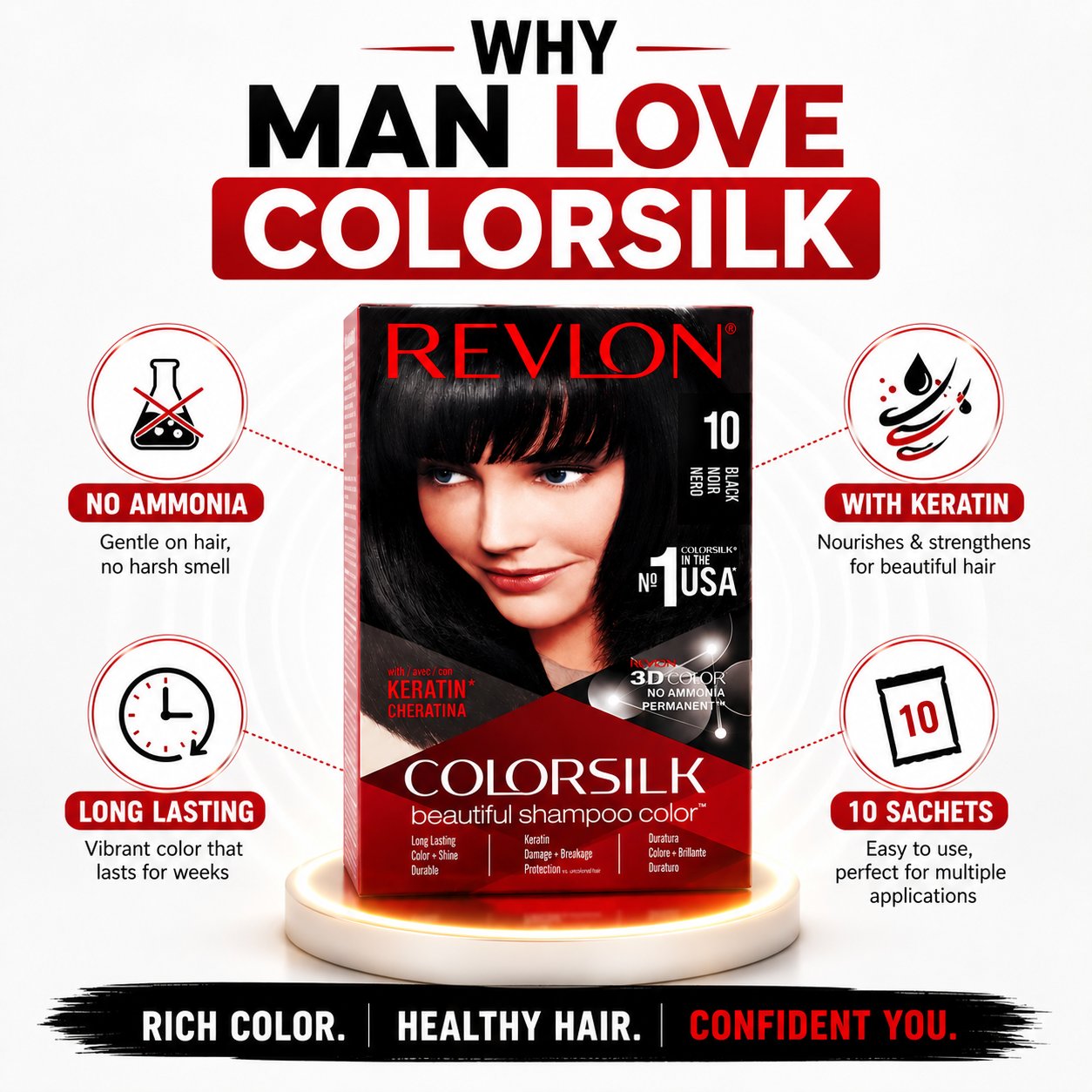 Revlon hair dye 7